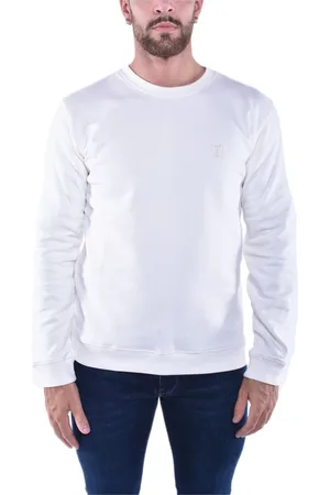 Dondup Heren, Sweatshirts & Hoodies, Wit, Maat: XL Katoen