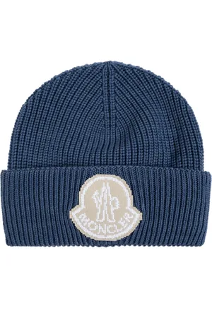 Moncler Heren, Accessoires, Blauw, Maat: ONE Size Wol