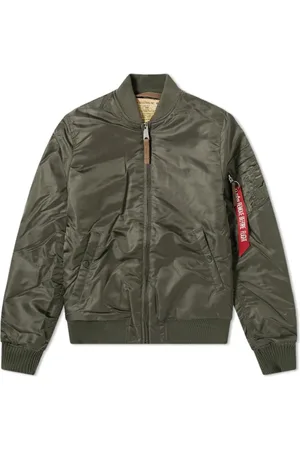 Alpha Industries Heren, Jassen, Grijs, Maat: M Nylon