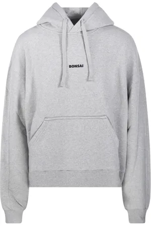 BONSAI Heren, Sweatshirts & Hoodies, Grijs, Maat: L Katoen