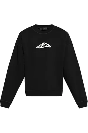 Dsquared2 Heren, Sweatshirts & Hoodies, Zwart, Maat: S Katoen