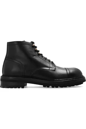 Dolce & Gabbana Heren, Schoenen, Zwart, Maat: 44 EU Leer
