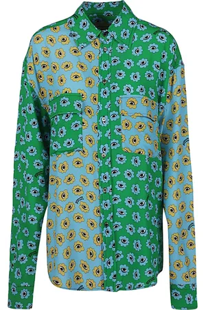 ALESSANDRO ENRIQUEZ Dames, Blouses & Shirts, Groen, Maat: M Viscose