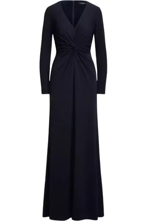 Ralph Lauren Dames, Jurken, Blauw, Maat: M Jersey