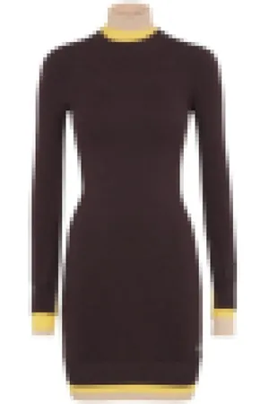 Fendi Dames, Jurken, Zwart, Maat: S Nylon