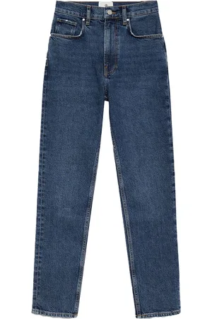 ANINE BING Dames, Broeken, Blauw, Maat: W30 Katoen