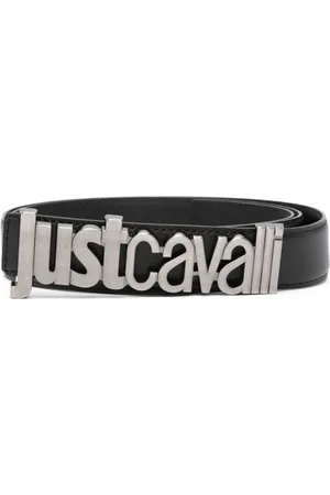 Roberto Cavalli Heren, Accessoires, Zwart, Maat: 110 CM Leer