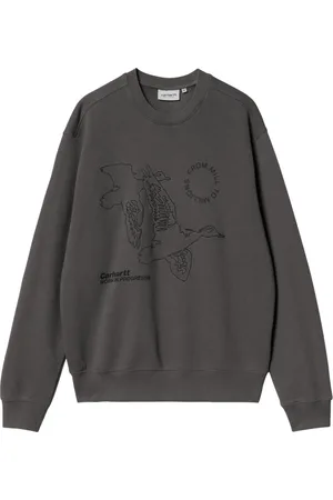 Carhartt Heren, Sweatshirts & Hoodies, Grijs, Maat: XL