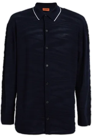 Missoni Heren, Overhemden, Zwart, Maat: L