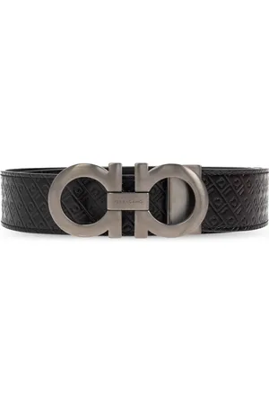 Salvatore Ferragamo Heren, Accessoires, Zwart, Maat: 95 CM Leer