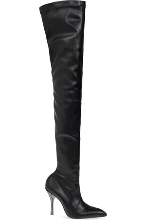 OFF-WHITE Dames, Schoenen, Zwart, Maat: 36 EU Zijde