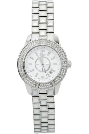 Dior Dames, Pre-owned, Wit, Maat: ONE Size