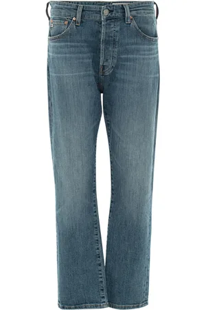 Adriano Goldschmied Dames, Jeans, Blauw, Maat: W28 Katoen