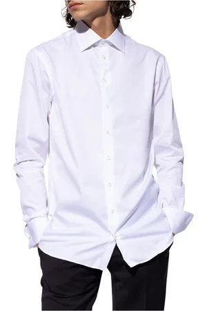 Giorgio Armani Heren, Overhemden, Wit, Maat: 3XL Katoen