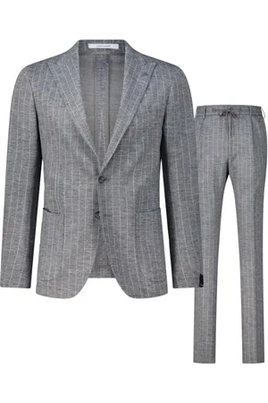TAGLIATORE Heren, Pakken, Grijs, Maat: 2XL Wol
