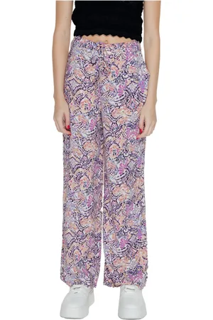 ONLY Dames, Broeken, Veelkleurig, Maat: 2XS Viscose
