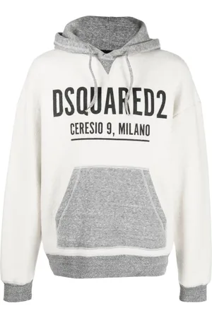 Dsquared2 Heren, Sweatshirts & Hoodies, Grijs, Maat: S Katoen