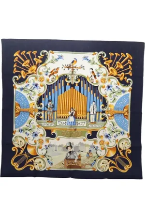 Hermès Dames, Pre-owned, Veelkleurig, Maat: ONE Size Zijde