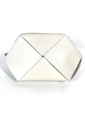 Bottega Veneta Dames, Pre-owned, Wit, Maat: ONE Size Leer