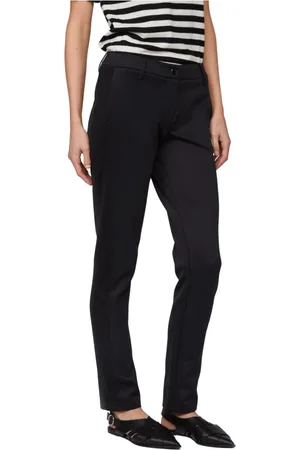 Twin-Set Dames, Broeken, Zwart, Maat: XL Viscose