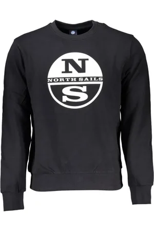 North Sails Heren, Sweatshirts & Hoodies, Zwart, Maat: 2XL Katoen