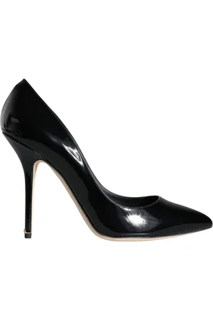 Dolce & Gabbana Dames, Schoenen, Zwart, Maat: 36 EU Leer