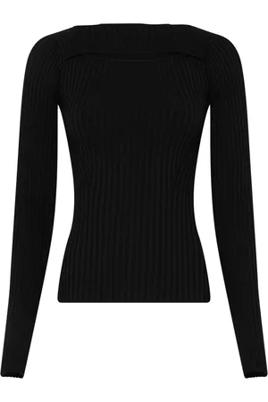 ANINE BING Dames, Truien, Zwart, Maat: XS Katoen