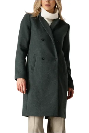 Modstrom Dames, Mantels, Groen, Maat: S Wol