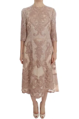 Dolce & Gabbana Dames, Jurken, Roze, Maat: 2XS Zijde
