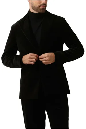 SELECTED Heren, Jassen, Zwart, Maat: XL Velours