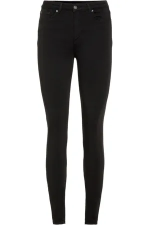 VERO MODA Dames, Jeans, Zwart, Maat: 2XL L30 Modal