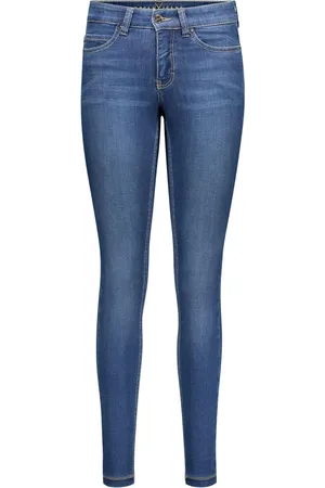 Mac Dames, Jeans, Blauw, Maat: S L34