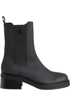 Calvin Klein Dames, Schoenen, Zwart, Maat: 40 EU Leer