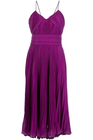 Max Mara Dames, Jurken, Paars, Maat: S Poliester