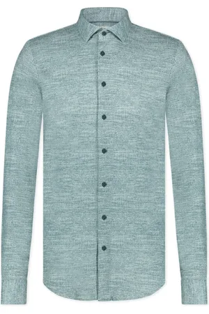 Blue Industry Heren, Overhemden, Groen, Maat: 3XL Katoen