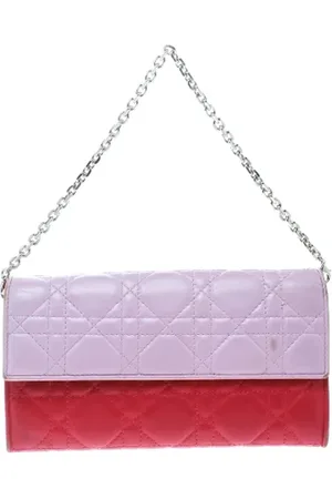 Dior Dames, Pre-owned, Roze, Maat: ONE Size Leer