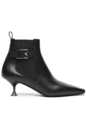 3Juin Dames, Schoenen, Zwart, Maat: 37 EU Leer