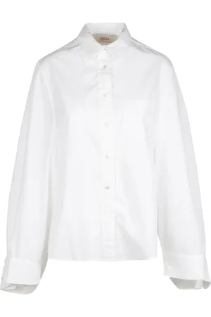 Jucca Dames, Blouses & Shirts, Wit, Maat: S Katoen