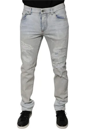 Dolce & Gabbana Heren, Jeans, Blauw, Maat: M Katoen