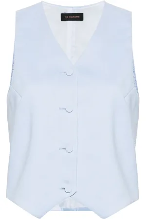Andamane Dames, Jassen, Blauw, Maat: XS Poliester