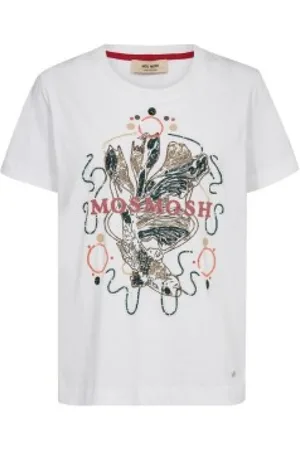 Mos Mosh Dames, Tops, Wit, Maat: M Katoen