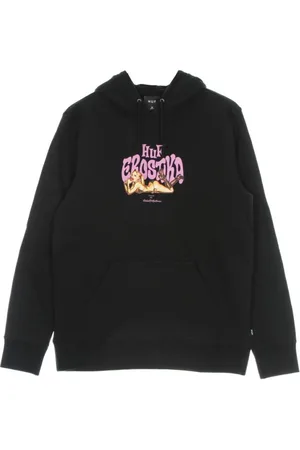 Huf Heren, Sweatshirts & Hoodies, Zwart, Maat: XL