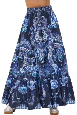 Camilla Dames, Rokken, Blauw, Maat: M