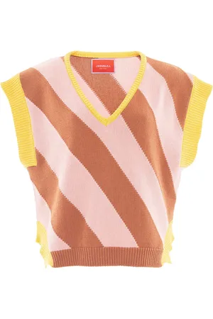 La DoubleJ Dames, Truien, Roze, Maat: L Katoen