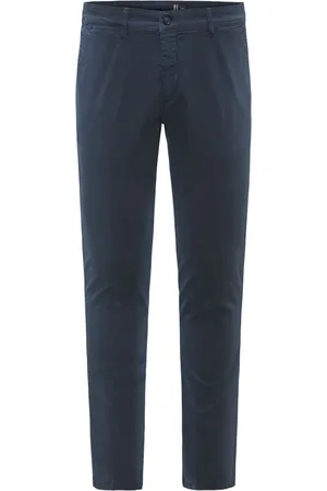 Bomboogie Heren, Broeken, Blauw, Maat: W29 Katoen