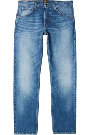 Lee Heren, Jeans, Blauw, Maat: W32 Katoen