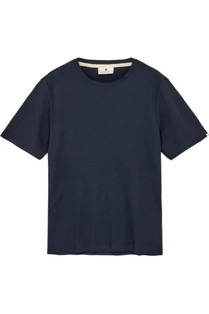 Anerkjendt Heren, Tops, Blauw, Maat: M Katoen
