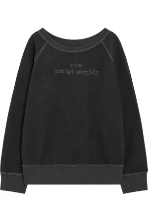 Maison Margiela Heren, Sweatshirts & Hoodies, Zwart, Maat: XS Katoen