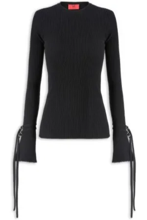 ANIYE BY Dames, Sweatshirts & Hoodies, Zwart, Maat: L