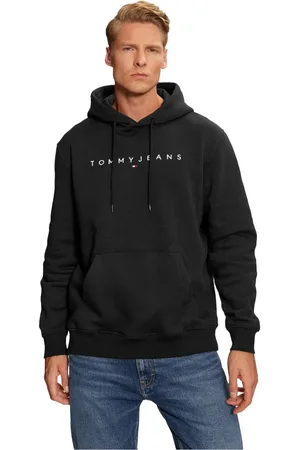 Tommy Hilfiger Heren, Sweatshirts & Hoodies, Zwart, Maat: L Katoen